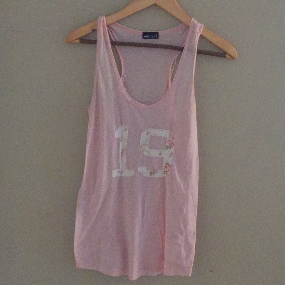 Sweet burn out "jersey" top